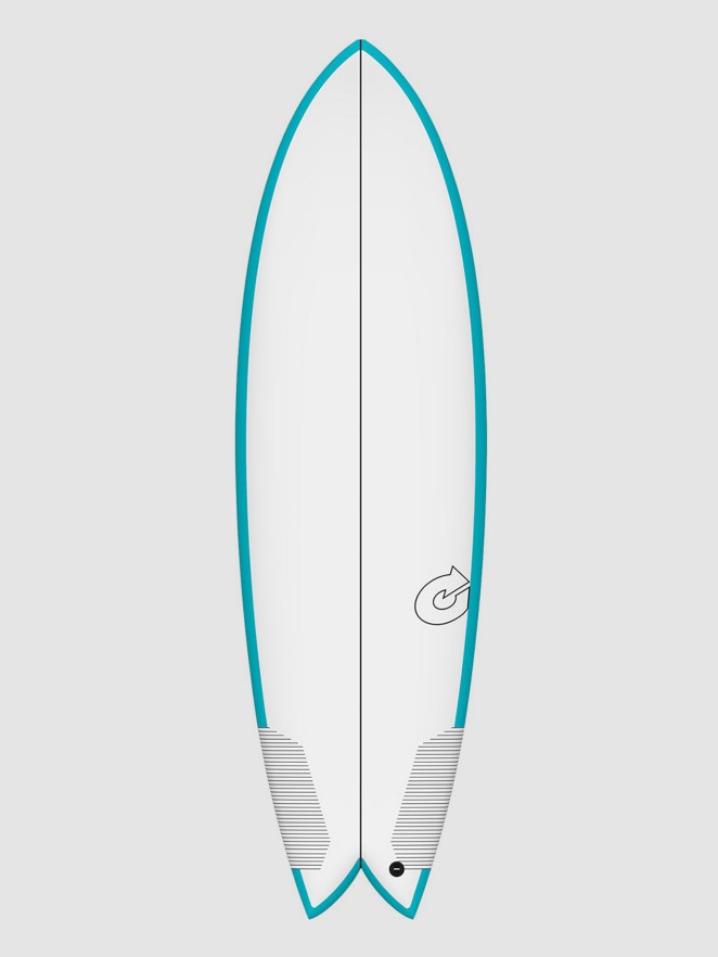 Torq Tec Twin Fish Rail 6'10 Surfboard