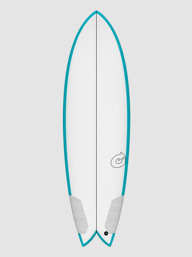 Torq Tec Twin Fish Rail 6'2 Surfboard