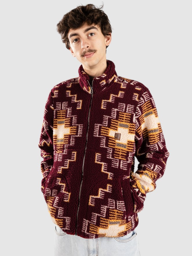 Brixton 25Arctic Mock Neck Fleece Fleece Jacket