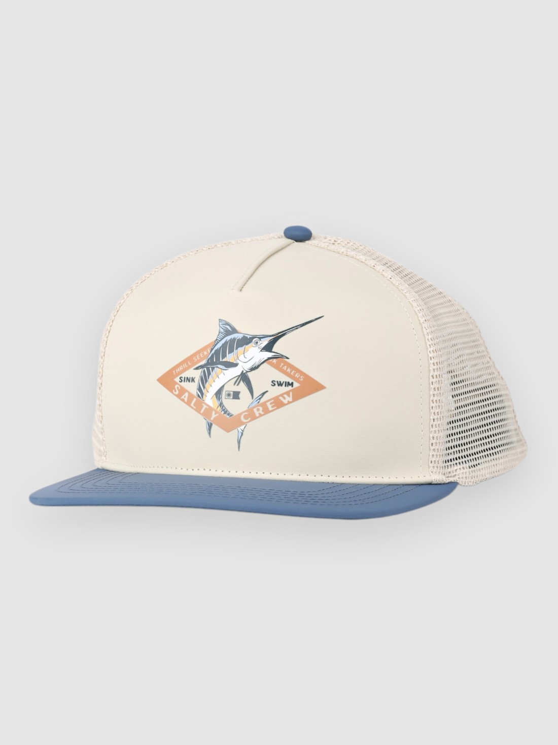 Salty Crew Diamond Marlin Trucker Cap slate
