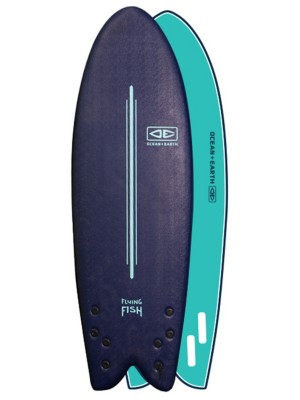 Ezi Flying Fish Quad Softtop Surfboard