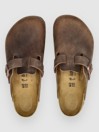 Birkenstock Boston Natural Leather Oiled Sandaly