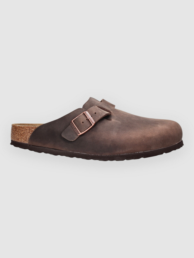 Birkenstock Boston Natural Leather Oiled Sandals
