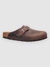 Birkenstock Boston Natural Leather Oiled Sandaly