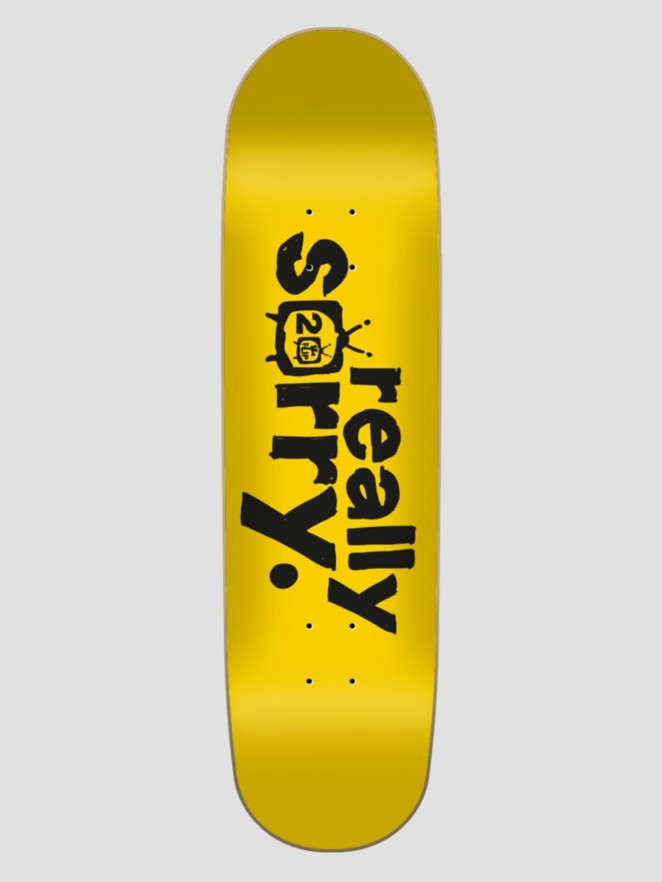 Flip Scribble Logo Yellow 8.25″X32.13″ Skateboard