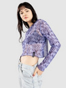 Santa Cruz Delfino Flower Mesh Crop Longsleeve