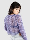 Santa Cruz Delfino Flower Mesh Crop Longsleeve