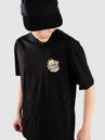 Santa Cruz Flaming Dice Dot Chest Tricko