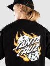 Santa Cruz Flaming Dice Dot Chest T-shirt