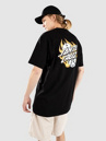 Santa Cruz Flaming Dice Dot Chest Tricko