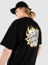 Santa Cruz Flaming Dice Dot Chest T-skjorte