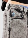 Blue Flowers Reworked Denim - Eco Jeans