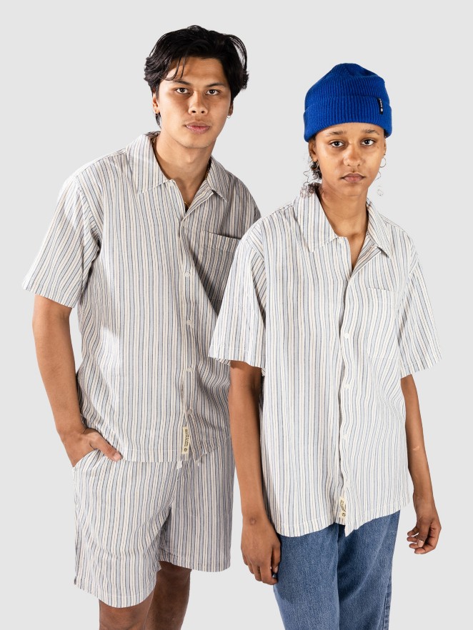 Woodbird WBBanks Stripe Linen Shirt