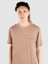 Anerkjendt Akkikki Cot/Linen Stripe T-Shirt