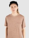 Anerkjendt Akkikki Cot/Linen Stripe T-Shirt