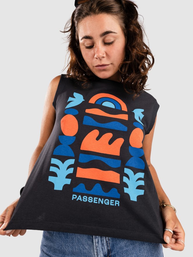 Passenger Papercut Recycled Cotton Débardeur
