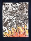 Poetic Collective Burning Skull T-Shirt