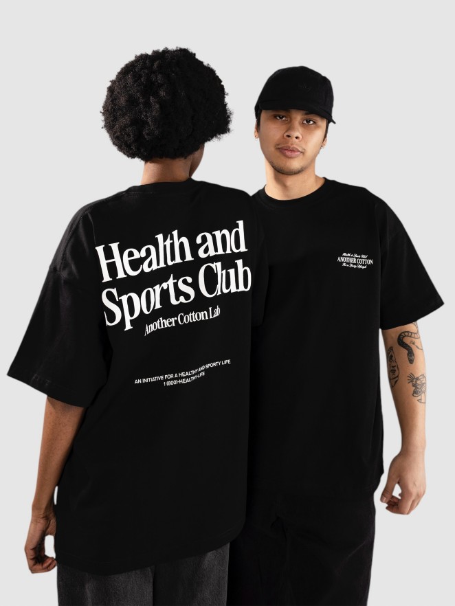 Another Cotton Lab Health And Sports Club Oversized T-paita