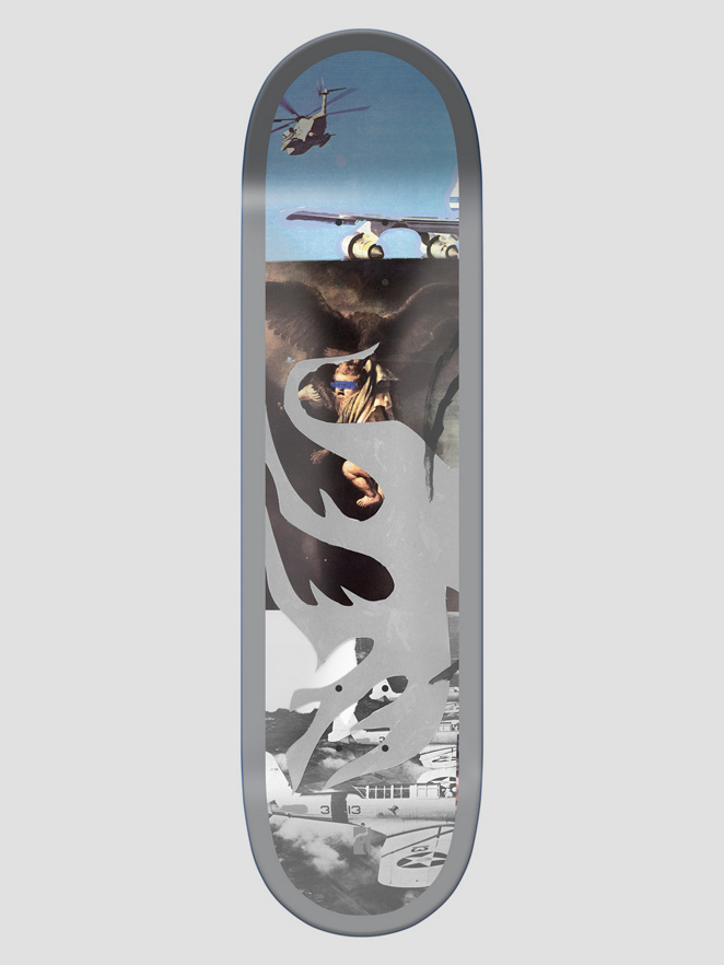Poetic Collective Silver Plane Frame 8.5″ Skateboard Deck