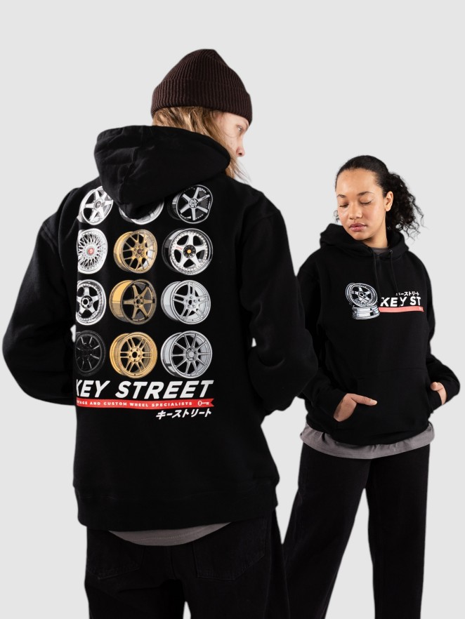 Key Street Wheels Sweat à capuche