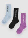 Santa Cruz Strip Socks 3Pk Socks