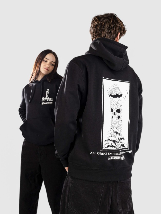 Any Means Necessary Tower Hoodie