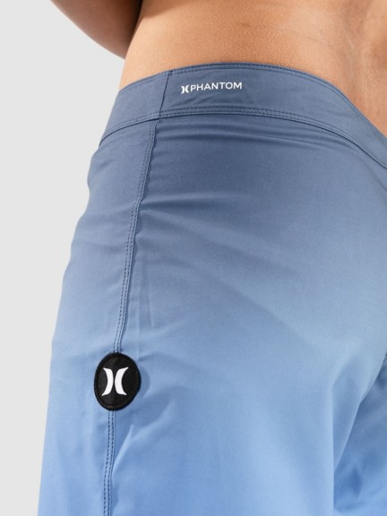 Short De Surf Homme Hurley Phantom Block Party - Taille 38, Bleu, Coupe Athlétique, Neuf