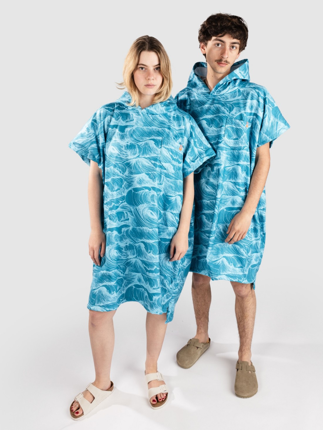 After Ocean Surf Poncho blue