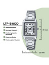 Casio LTP-B150D-7BEF Watch