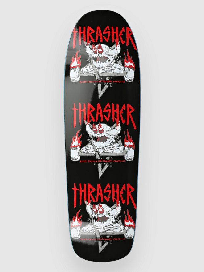 Toy Machine X Thrasher Monster -Gram Shaped 9.5″ Skateboard deck