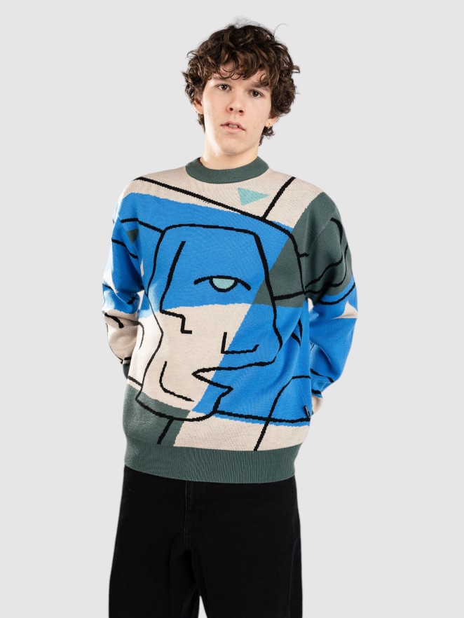 Blue Tomato Graphic Knit Pullover