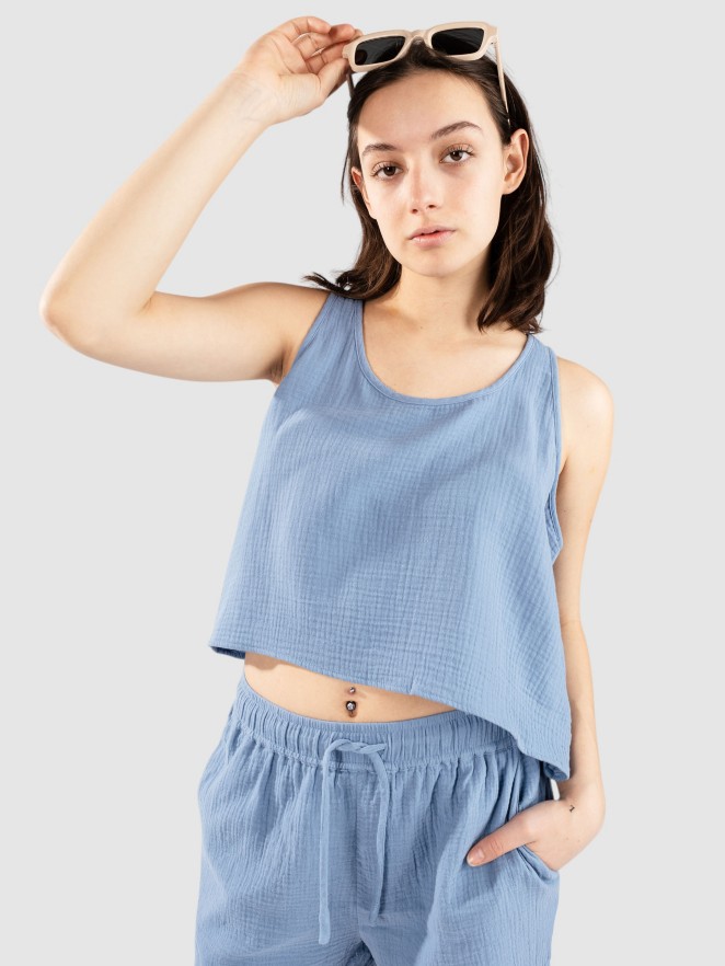 Blue Tomato Linen Singlet