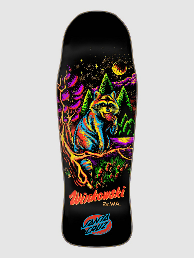 Santa Cruz Winkowski Trash Panda Shaped 10.34″ Skateboa