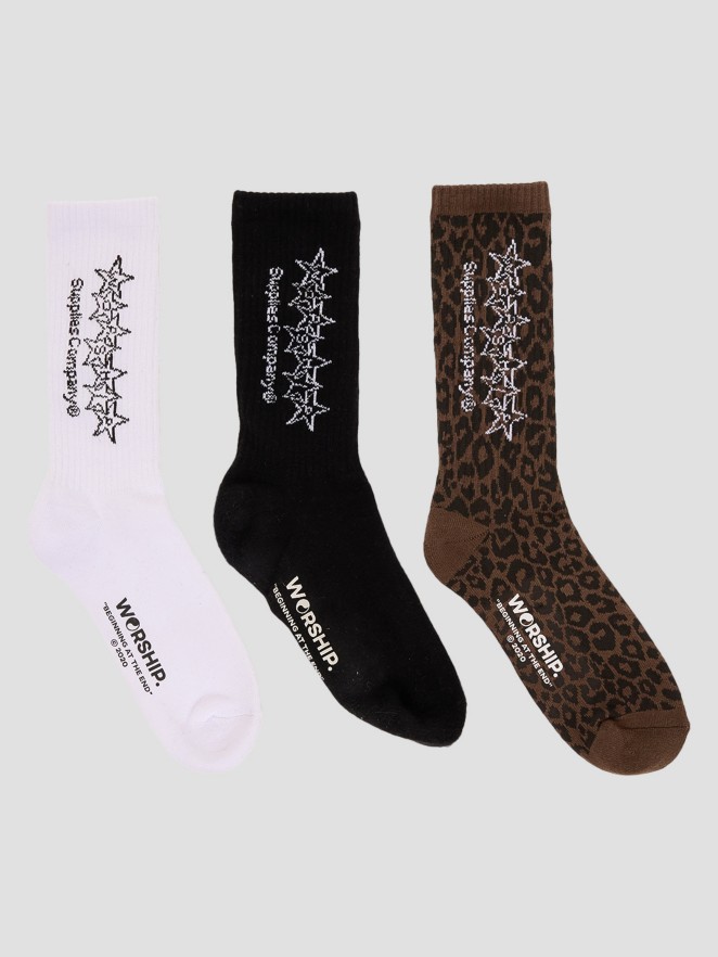 Worship Supplies Night Prowler 3 Pack Socken