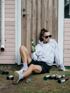 CHPO Rickard Navy Sunglasses