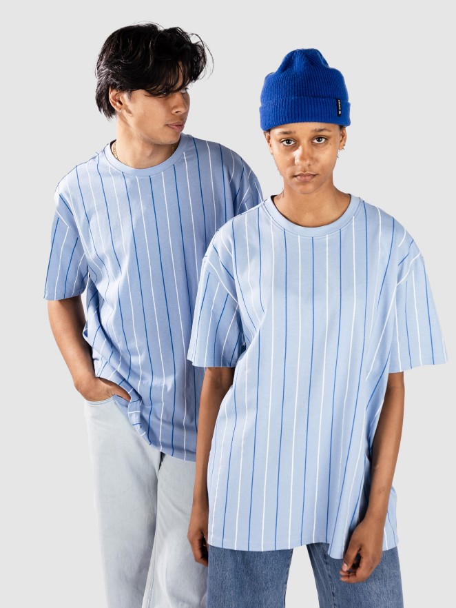 Urban Classics Printed Pinstripe T-Shirt