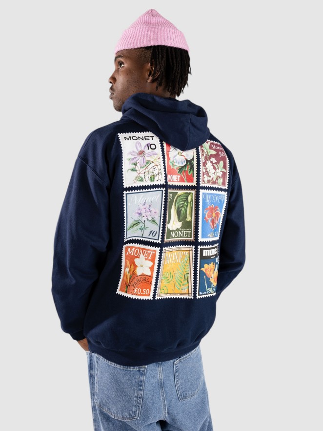 Monet Skateboards Floral Stamps Hoodie