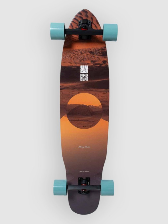 Long Island Longboards Mirage 38.85″X9″ Kicktail Longboard Completo