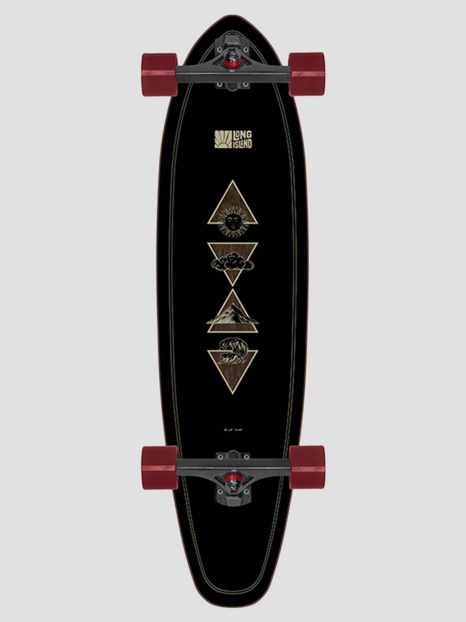 Long Island Longboards Elements 36"X9" Kicktail Complete