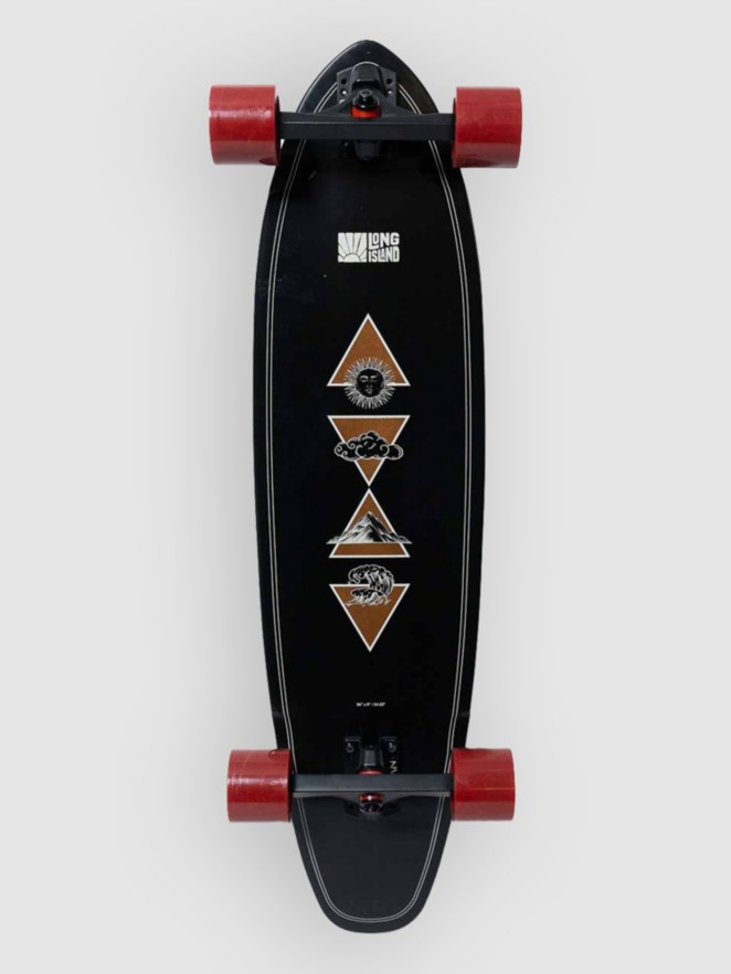 Long Island Longboards Elements 36″X9″ Kicktail Completo