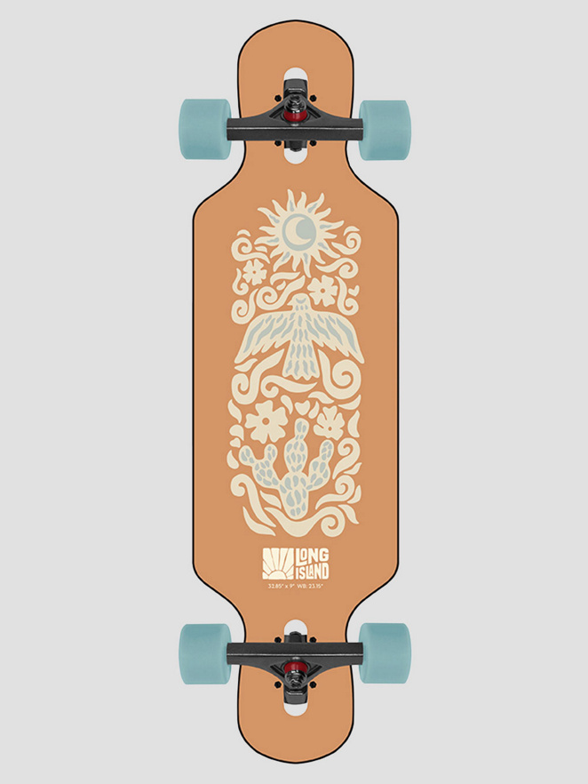 Long Island Longboards Harmony 32.85″X9″ Mini Drop Complete