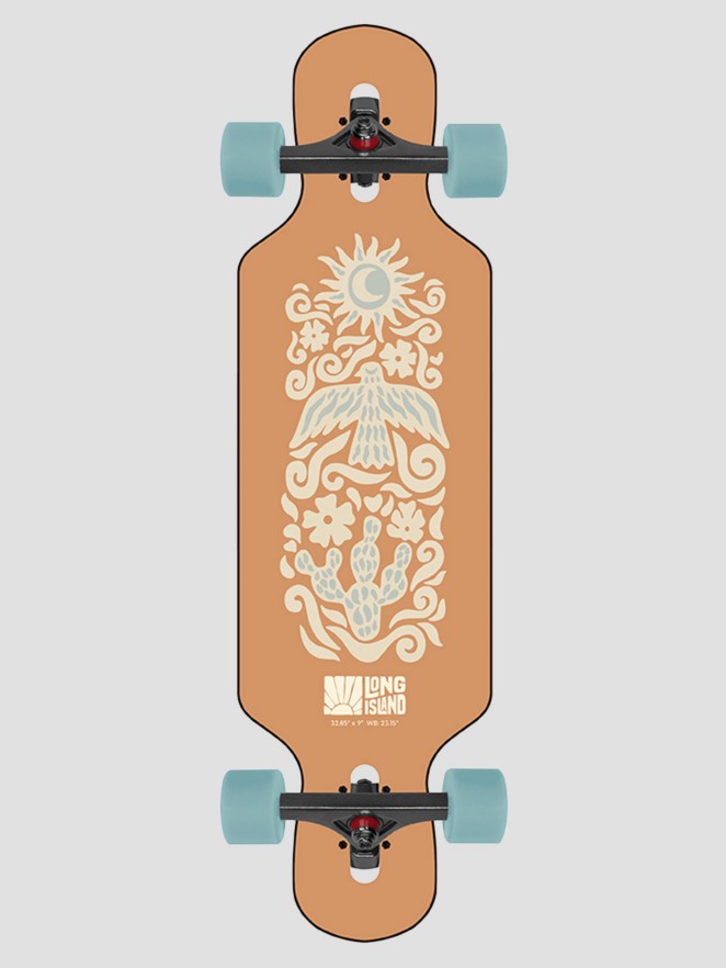 Long Island Longboards Harmony 32.85″X9″ Mini Drop Complete