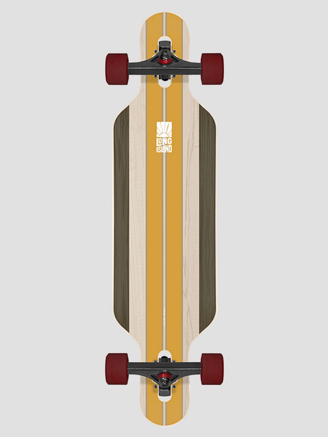 Long Island Longboards Stripe 36.95″X9.25″ Drop Complete