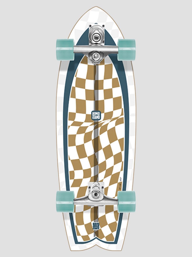 Long Island Longboards Checker 30"X9.75"X19" Surfskate