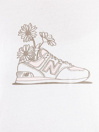 New Balance Oversized Flower T-Shirt