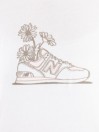 New Balance Oversized Flower T-skjorte