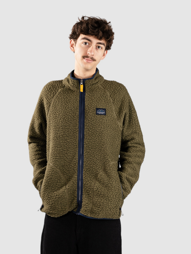 Passenger Tripper Full Zip Recycled Sherpa Fleecejacke