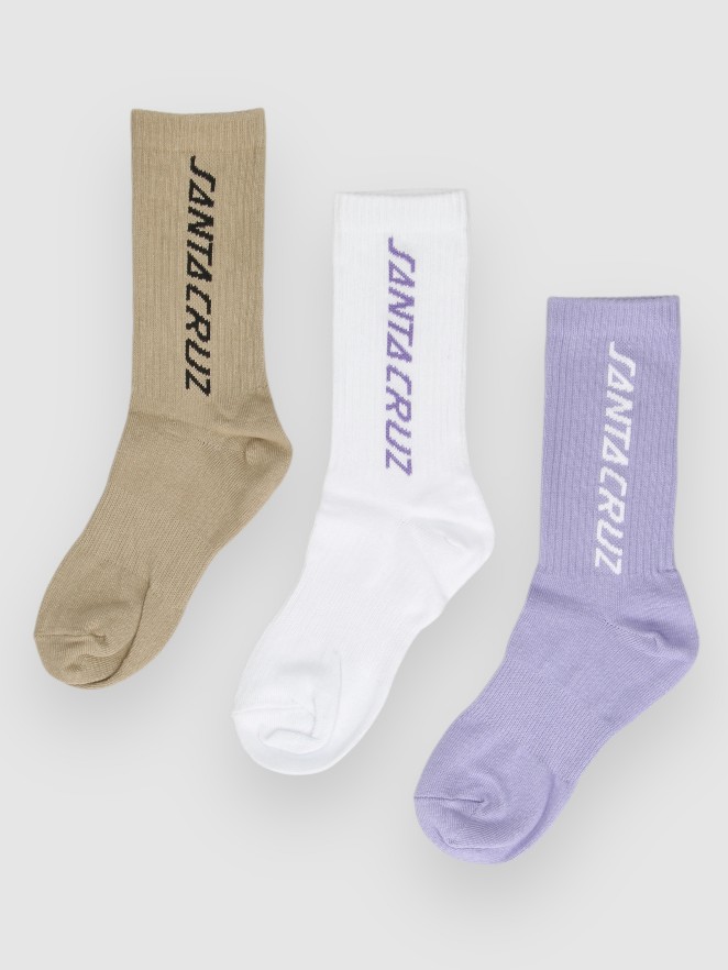 Santa Cruz BT Strip 3 Pack Socken