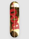 DGK Raw V2 Gold Foil Boo Gold 8.25" Skateboard Deck