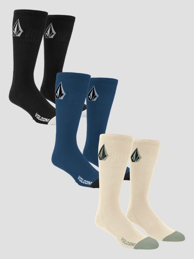 Volcom Full Stone Mix 3Pk Socks